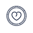 heart in a circle logo